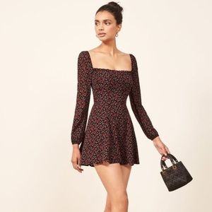 Reformation mini floral dress